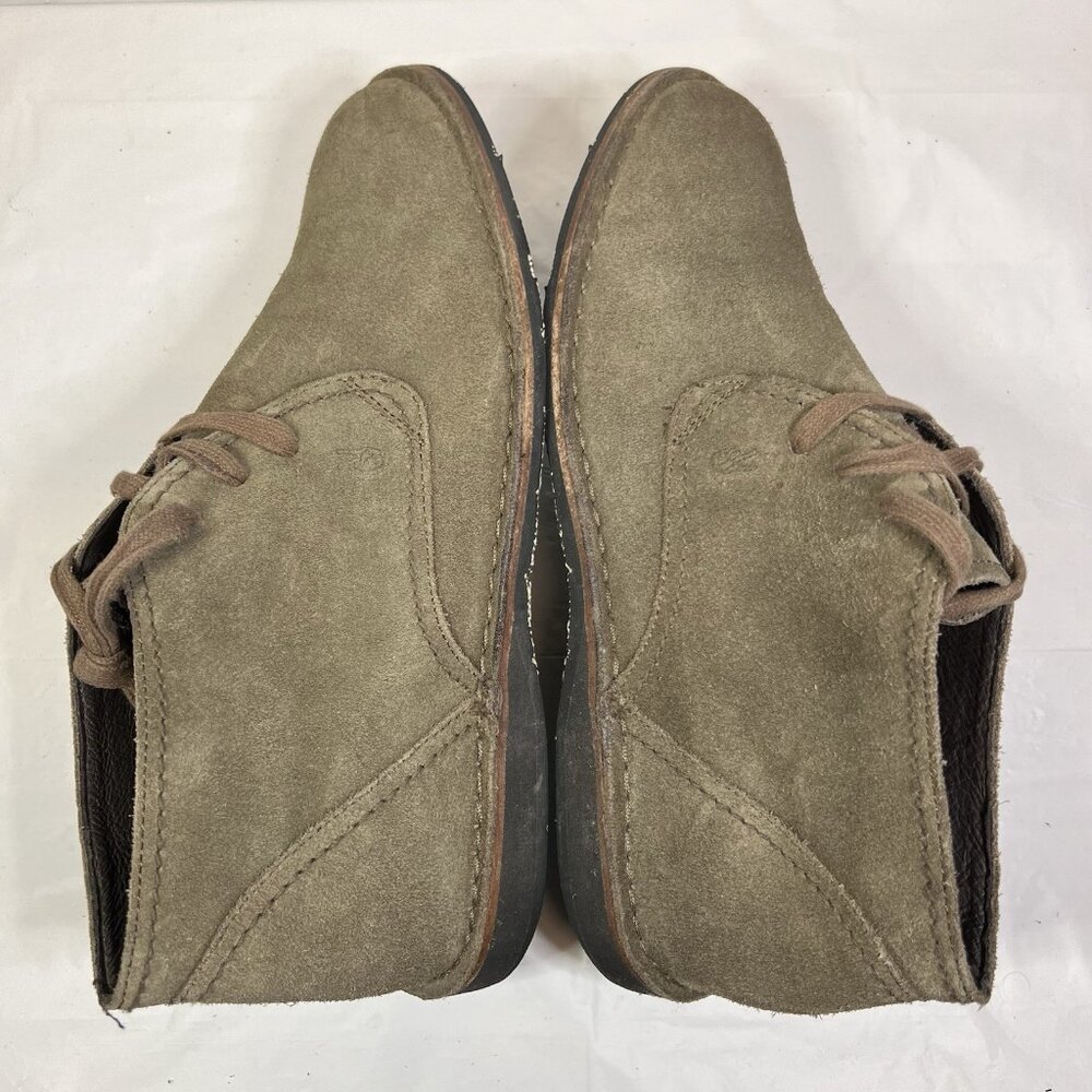 John Varvatos Boots Mens US 10.5 EU43 Tan Suede Ankle Desert Chukka Casual - Picture 5 of 11
